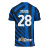 Inter Milán Pavard 28 Domácí 2024-25 - Fotbalové Dresy (S/S)